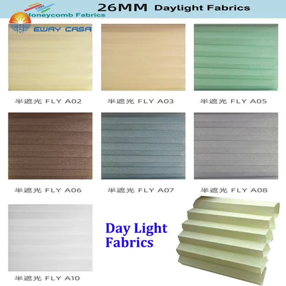 cellular shades daylight colors