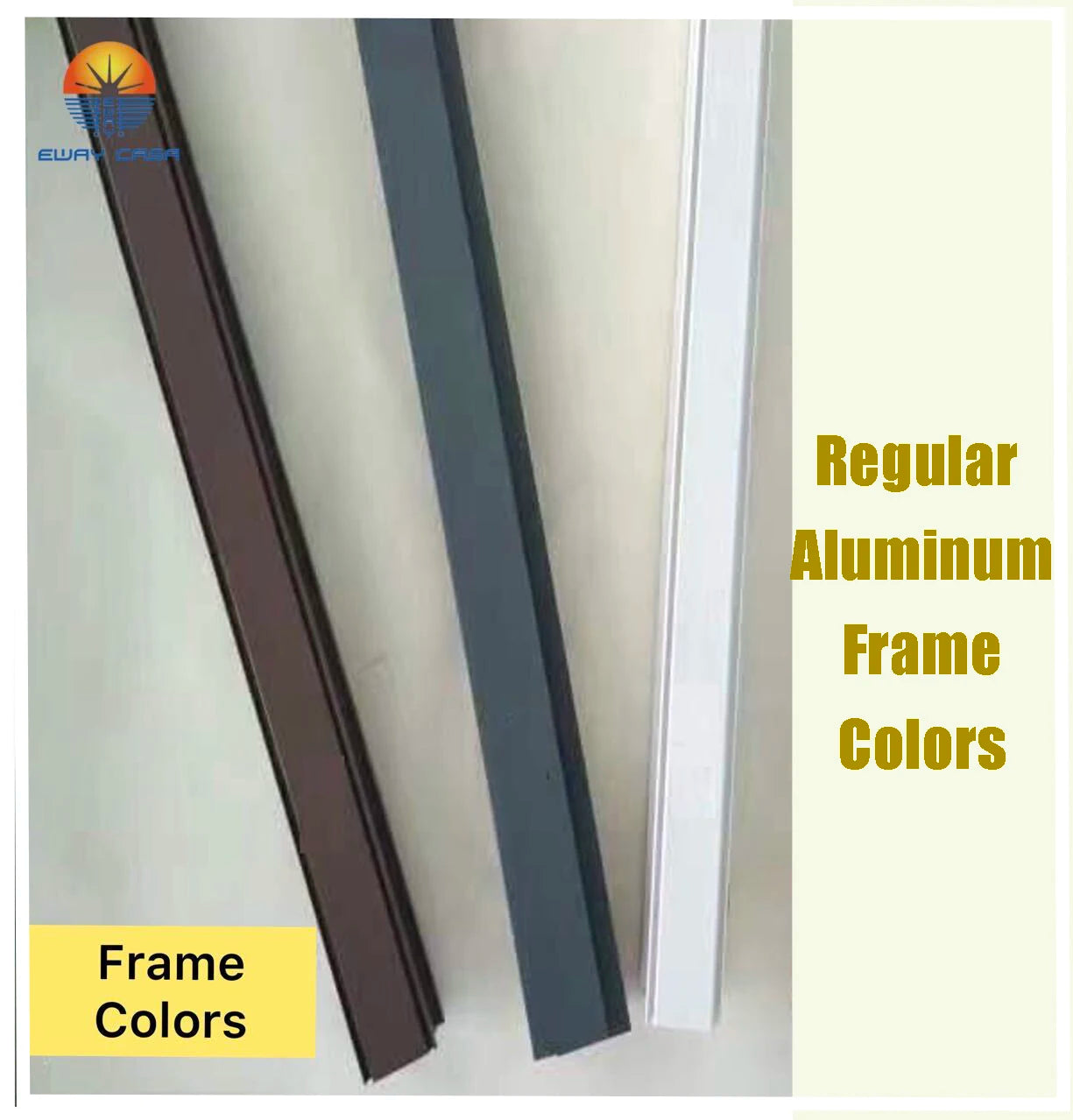 3 regular colors for frames