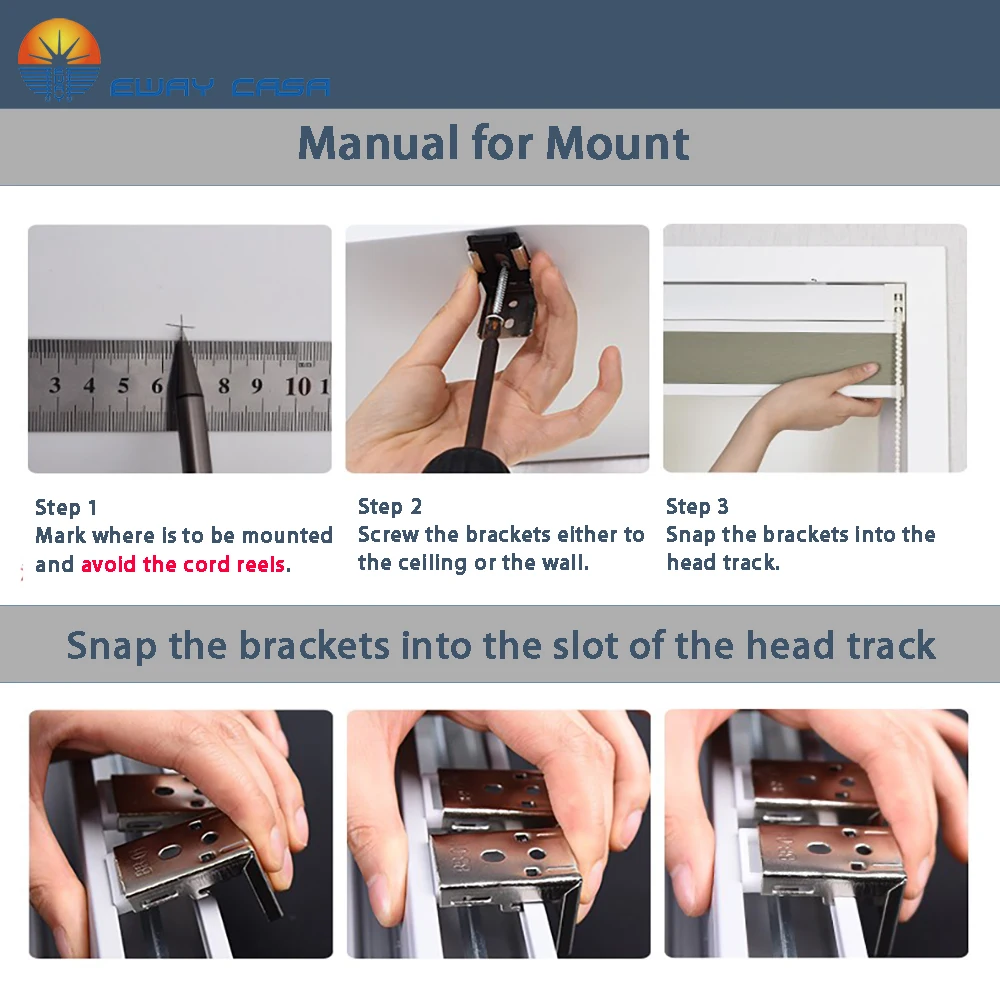 Ceiling mount is by default. If wall mount needed, please leave a message. 