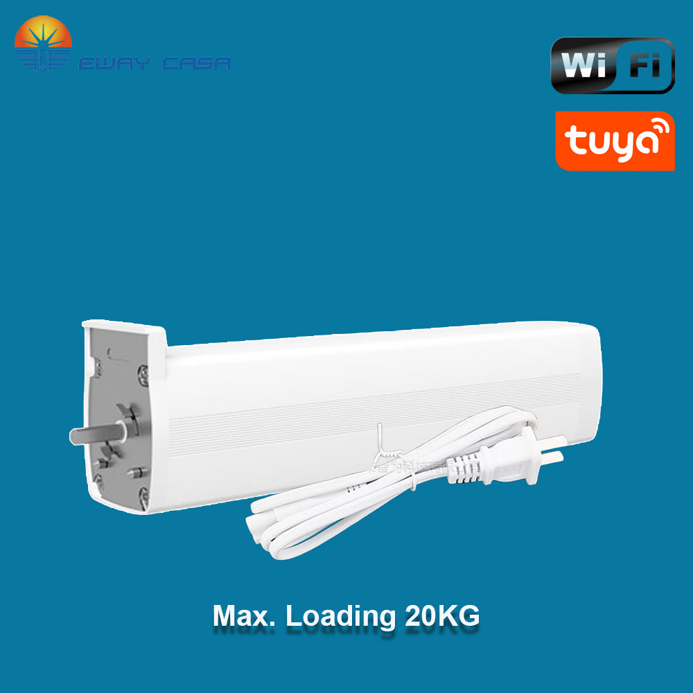 electric telescopic curtain track WIFI TUYA motor