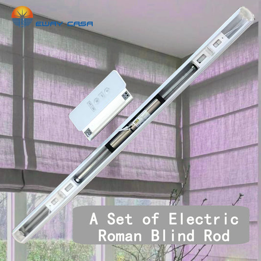 motorized tracks for roman blinds