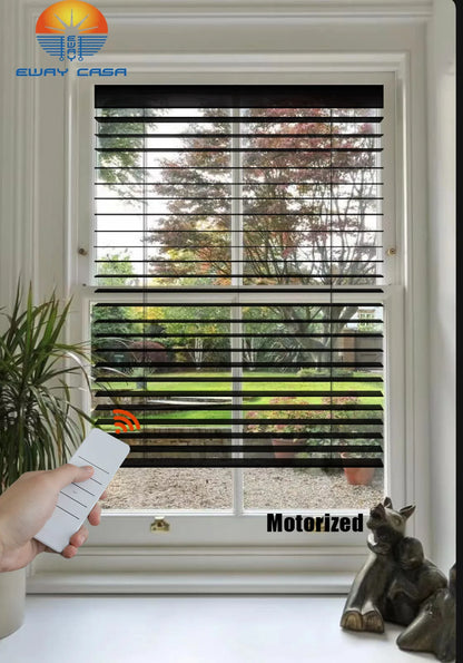 motorized wooden blind remote control