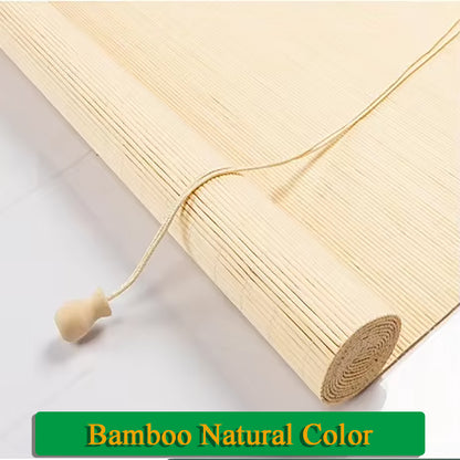 Electric Bamboo Shades for Window Smart Bamboo Blinds For Patio bamboo Curtains No. MBB_CY