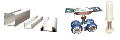 plantation shutter door components