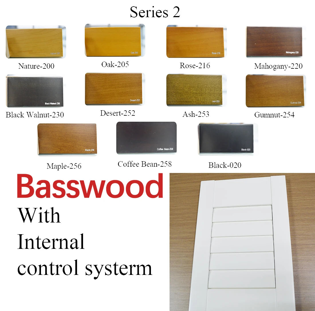 plantation shutters wood stain colors internal control