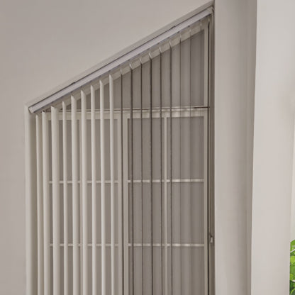 EWAY CASA Vertical Blinds Fabric Vertical Slat Blinds Vertical Window Blinds Slat Replacement VB-XYT BK