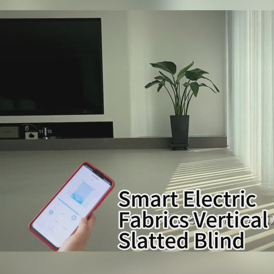 Motorized Vertical Window Blinds, smart tuya