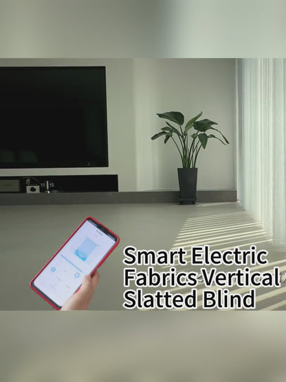 Motorized Vertical Window Blinds, smart tuya