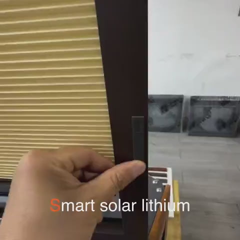 Solar Powered No-Drill Honeycomb Shade for Inward Opening Windows Presentation Video