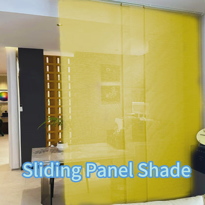 sliding panel shades details