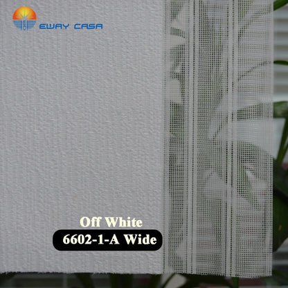 Sheer vertical blinds wide slat strip