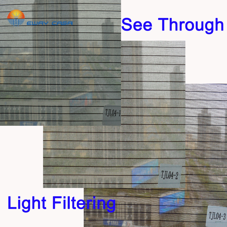 sheer roman shade light filtering stripe