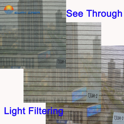 sheer roman shade light filtering stripe
