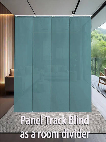 sliding panel shades for living room