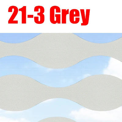 zebra shades fabrics wavy gray